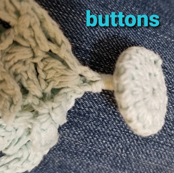 "French Postcards" Crochet Sweater / Jacket (M/L) - Picture 11 of 11